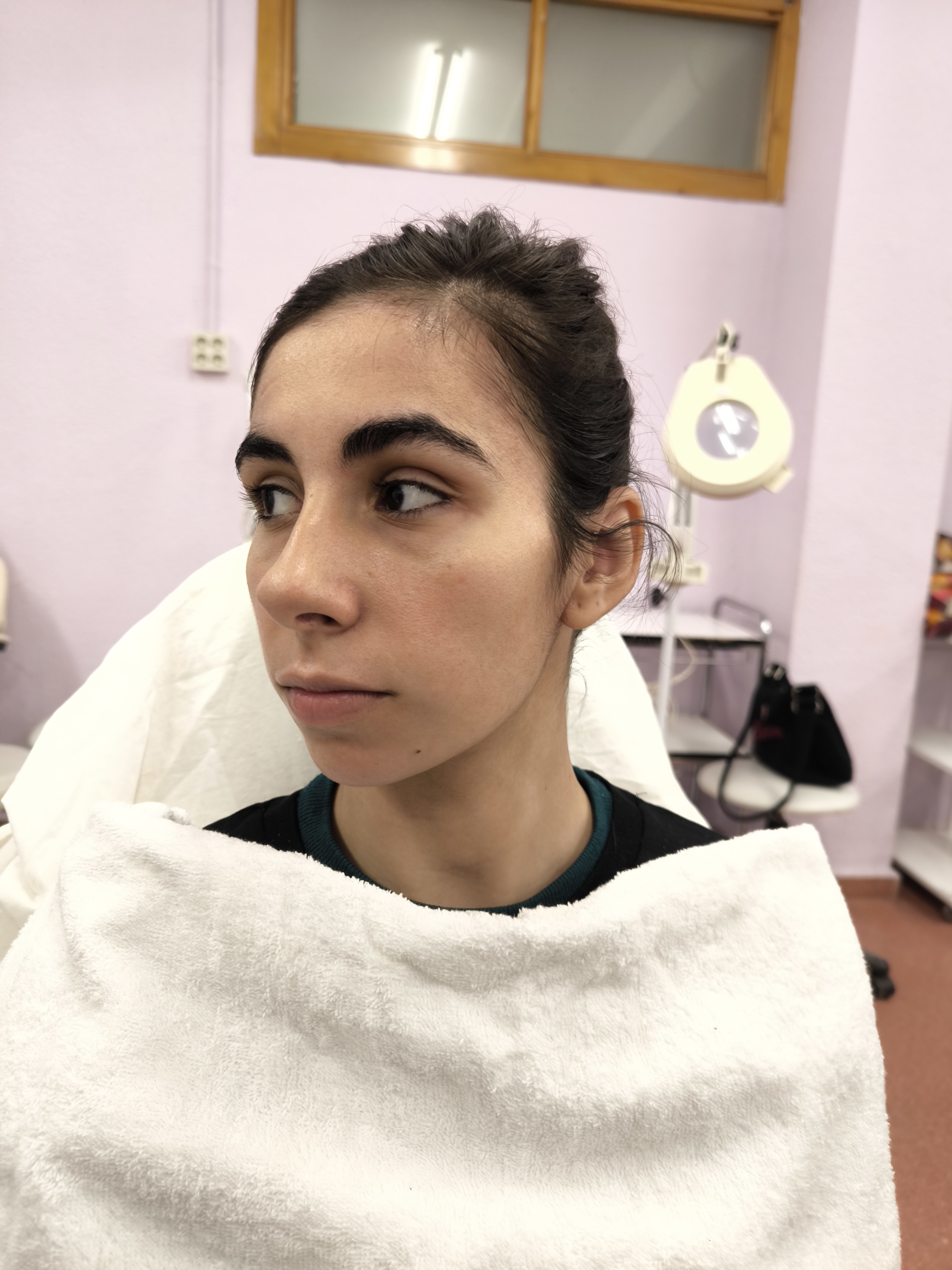 Maquillaje social natural · Evento — Antes